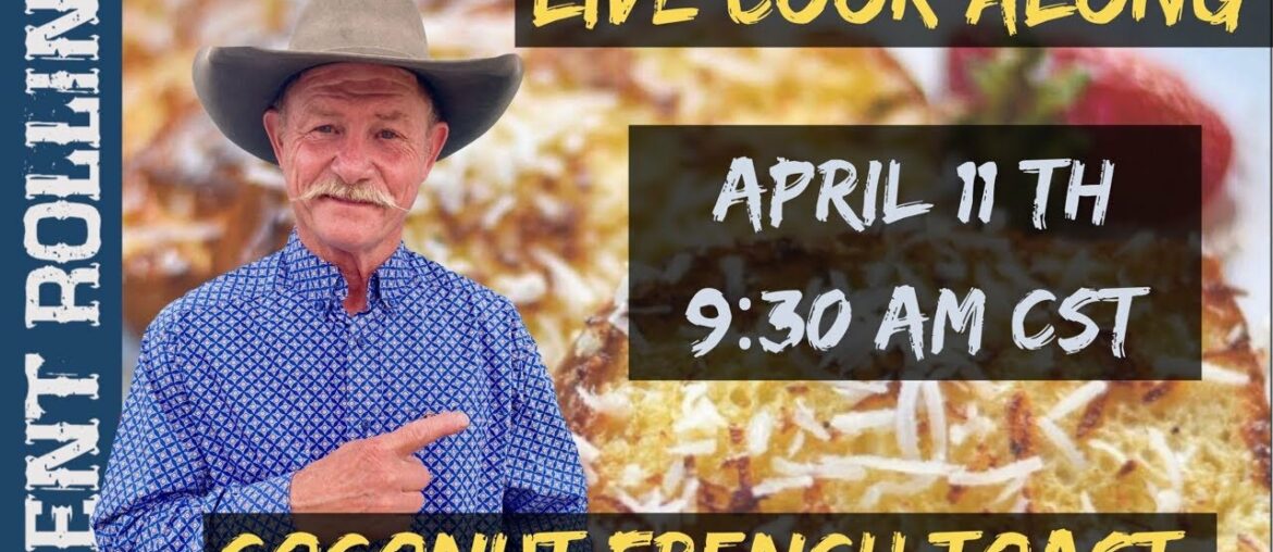LIVE Cook Along | Coconut French Toast LIVE Cook Along | Coconut French Toast