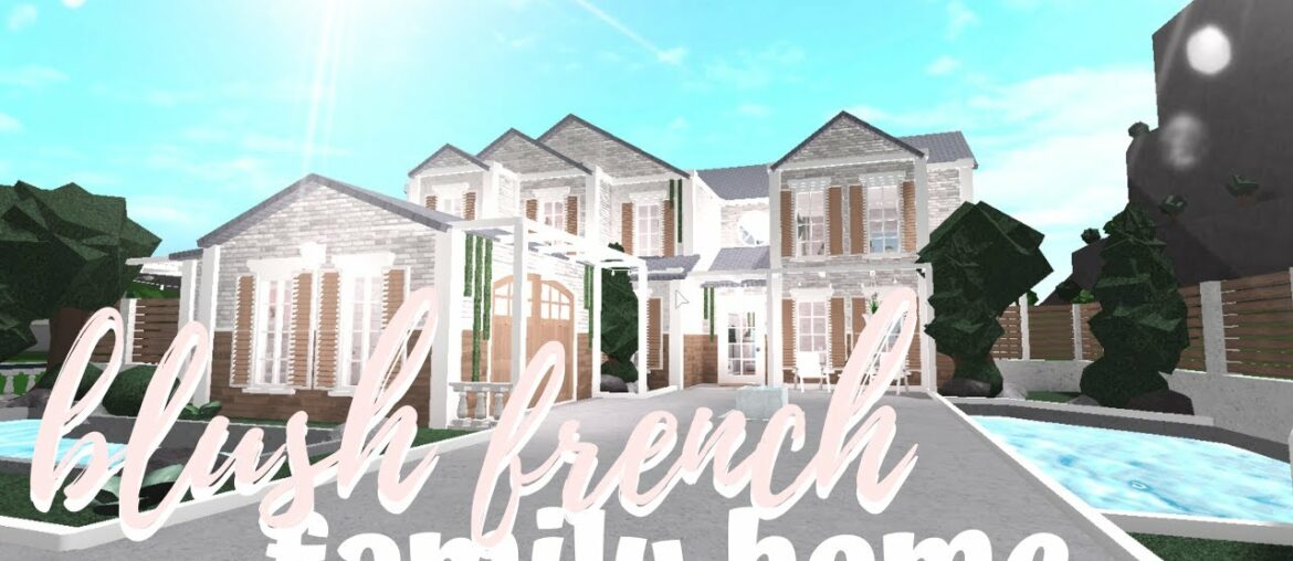 Bloxburg: Blush French Family Home | House Build