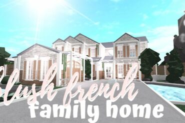 Bloxburg: Blush French Family Home | House Build