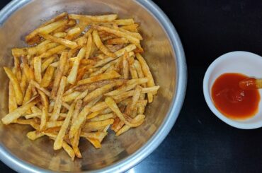 French Fries Recipe In Telugu l How to make French Fries Recipe l Crispy French Fries Recipe