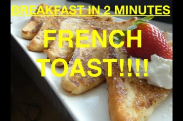 Easy and Fast Sweet French Toast / Shahi Tukda / Breakfast Recipe For Everyone Quick and Awsome !!!