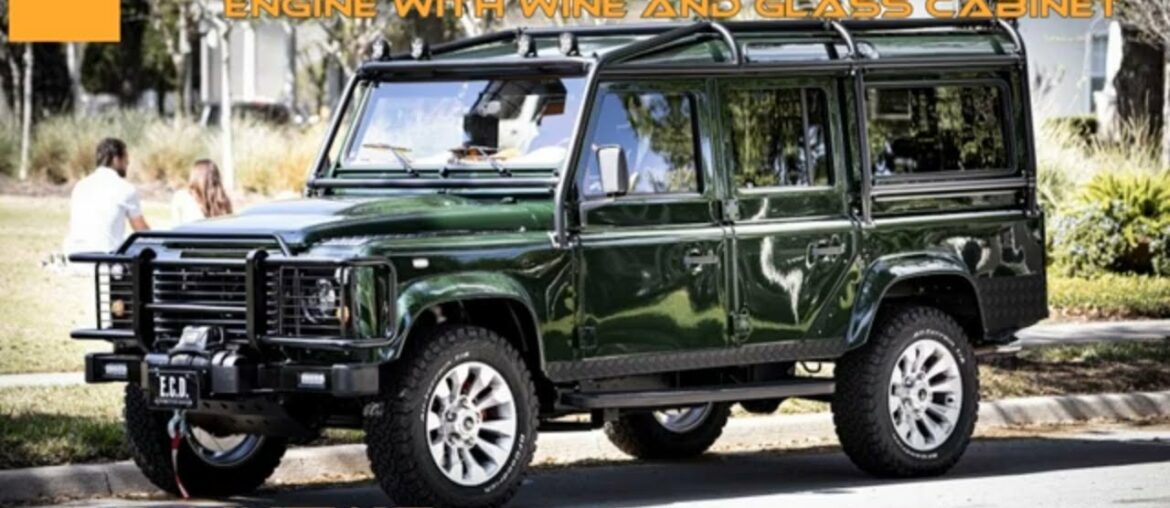 Custom LR Defender Combines LS3 Engine With Wine And Glass Cabinet Custom LR Defender Combines LS3 Engine With Wine And Glass Cabinet