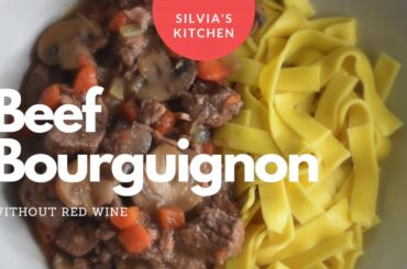 Beef Bourguignon (without wine)