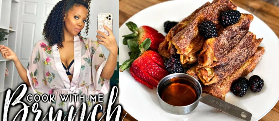 COOK WITH ME | BRIOCHE French Toast Roll Ups FAST & EASY At Home BRUNCH Recipes for LOCKDOWN