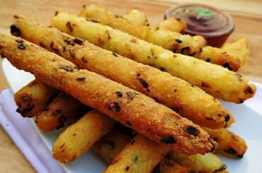 Potato Sticks Recipe in Hindi by Indian Food Made Easy