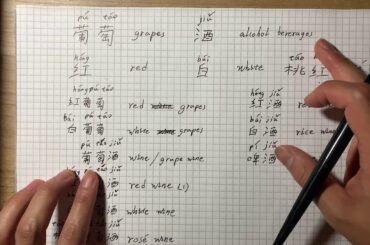 Wine words in Chinese