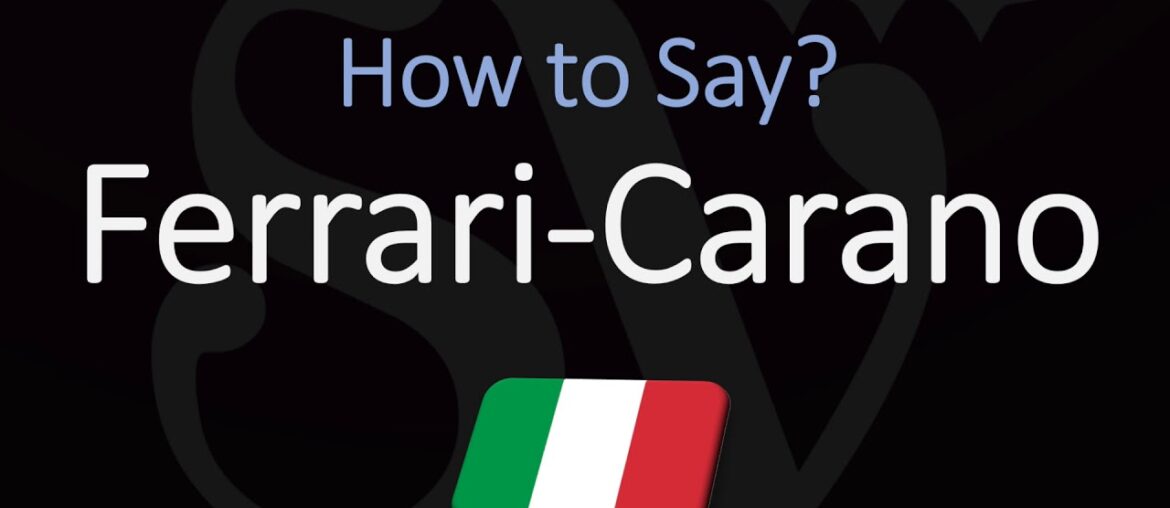 How to Pronounce Ferrari Carano? | California Winery Pronunciation