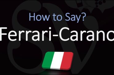 How to Pronounce Ferrari Carano? | California Winery Pronunciation