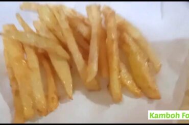 How to Make Crispy French Fries Recipe | Homemade Perfect French Fries Recipe | Kamboh Foods
