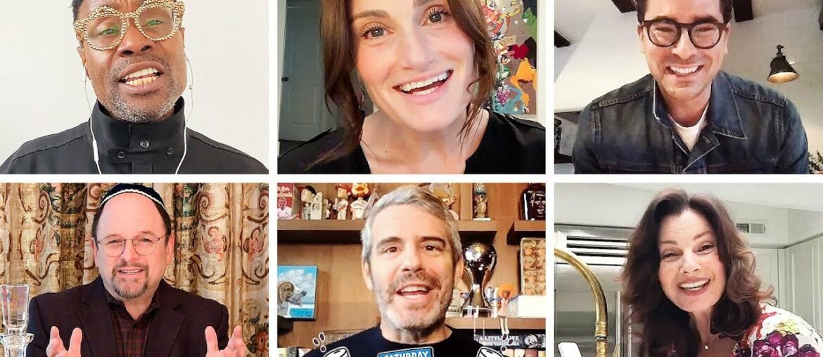 Saturday Night Passover Seder feat. Dan Levy, Finn Wolfhard, Billy Porter, Idina Menzel & More Saturday Night Passover Seder feat. Dan Levy, Finn Wolfhard, Billy Porter, Idina Menzel & More