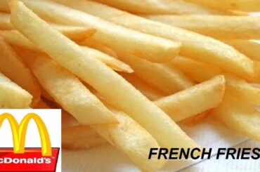 FRENCH FRIES RECIPE McDonald Style by SR Kitchen