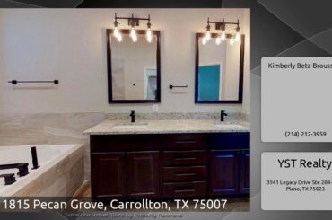 1815 Pecan Grove, Carrollton, TX 75007