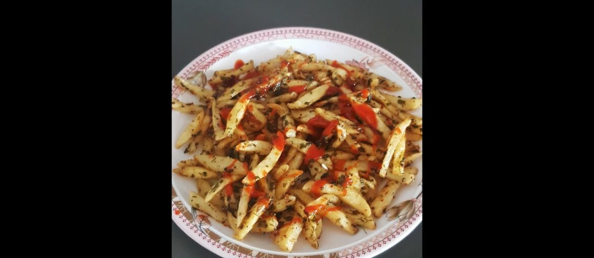 How to make Masala Crispy French Fries Recipe II Aloo Finger Chips I French Fries Restaurant Style