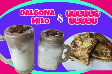 DALGONA MILO + FRENCH TOAST |Easy Affordable Merienda Recipe| (VLOG #26) - Ruby Dubduban