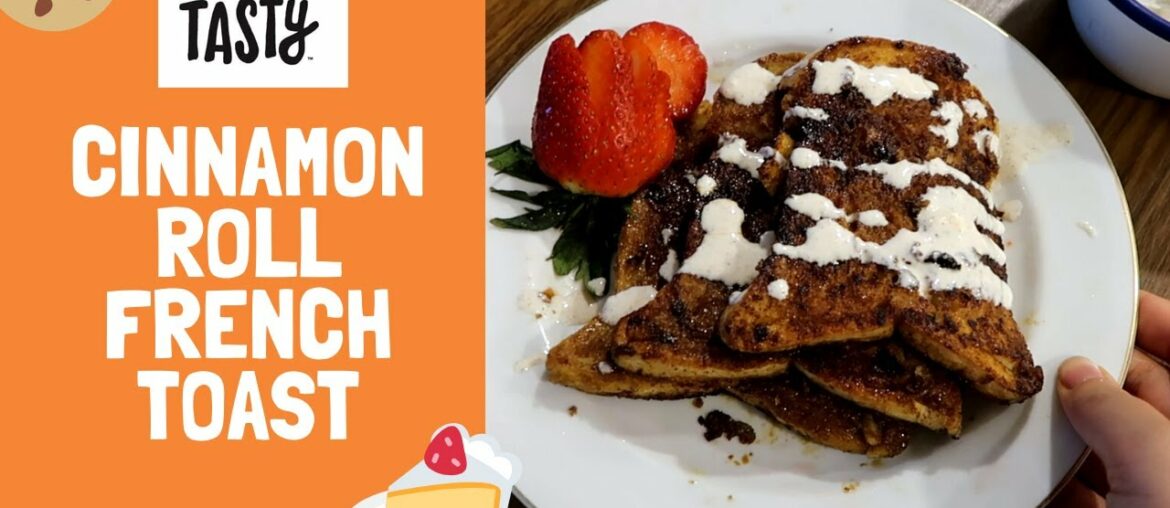 How to Make Cinnamon Roll French Toast - Super Quick and Easy Recipe!