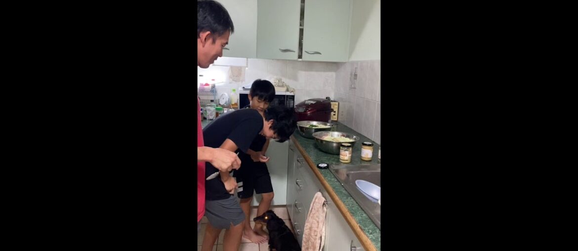 GYOZA making with Kids on the weekend