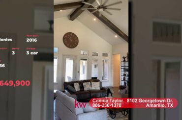 WALK THRU - For Sale, The Colonies, 8102 Georgetown, Amarillo, Tx by Connie Taylor