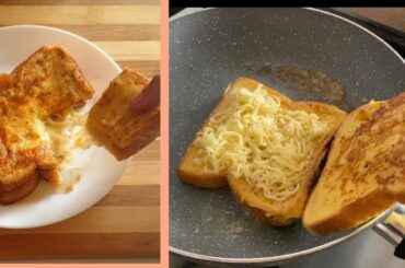 Making Easy 2 Minutes Cheesy French Toast | 2 Minutes Breakfast Recipe | Easy & Quick French Toast
