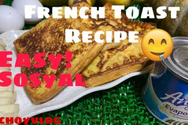 FRENCH TOAST RECIPE by BECHOY vlog