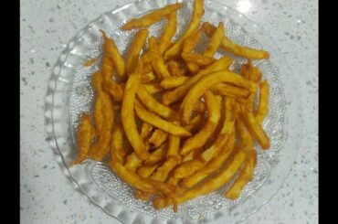 Crispy French fries Recipe - Homemade crispy fries - Bajji type crispy fries| Little chef Daiwik