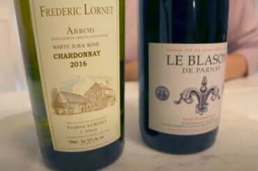 Jura Chardonnay Arbois - Saumur Champigny Cabernet Franc Loire - France - White and Red Wine Tasting
