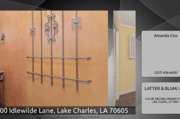 900 Idlewilde Lane, Lake Charles, LA 70605