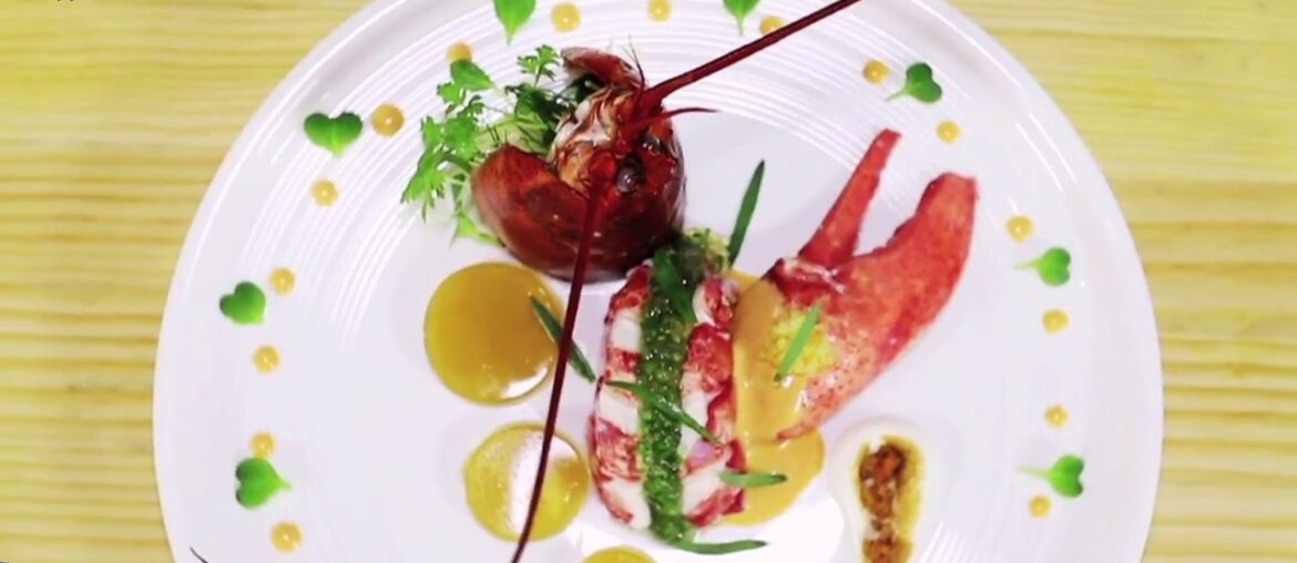 [ FRENCH CUISINE RECIPE ] Trio de homard et perles du Japon