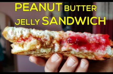 PEANUT BUTTER JELLY SANDWICH WITH FRENCH TOAST | QUICK SNACK KIDS RECIPE