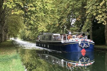 Cruising on "Panache" in Alsace, France