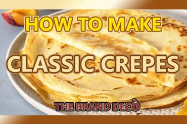 1 Minute Recipes: How to Make Crepes | French Crepes | Crêpes Françaises