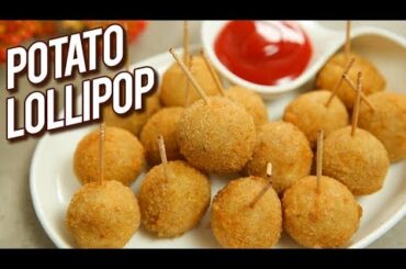 Potato Lollipop Recipe - Veg Lollipop - Quick & Easy Starter Recipe - Potato Snack - Varun