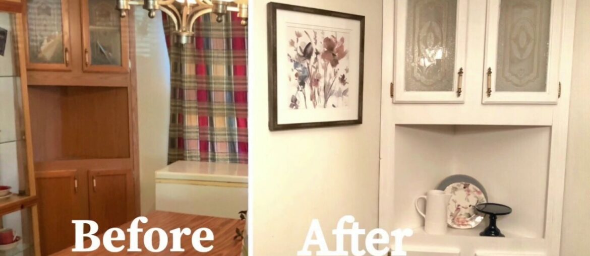 Before and After Dining room makeover tour