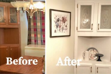 Before and After Dining room makeover tour