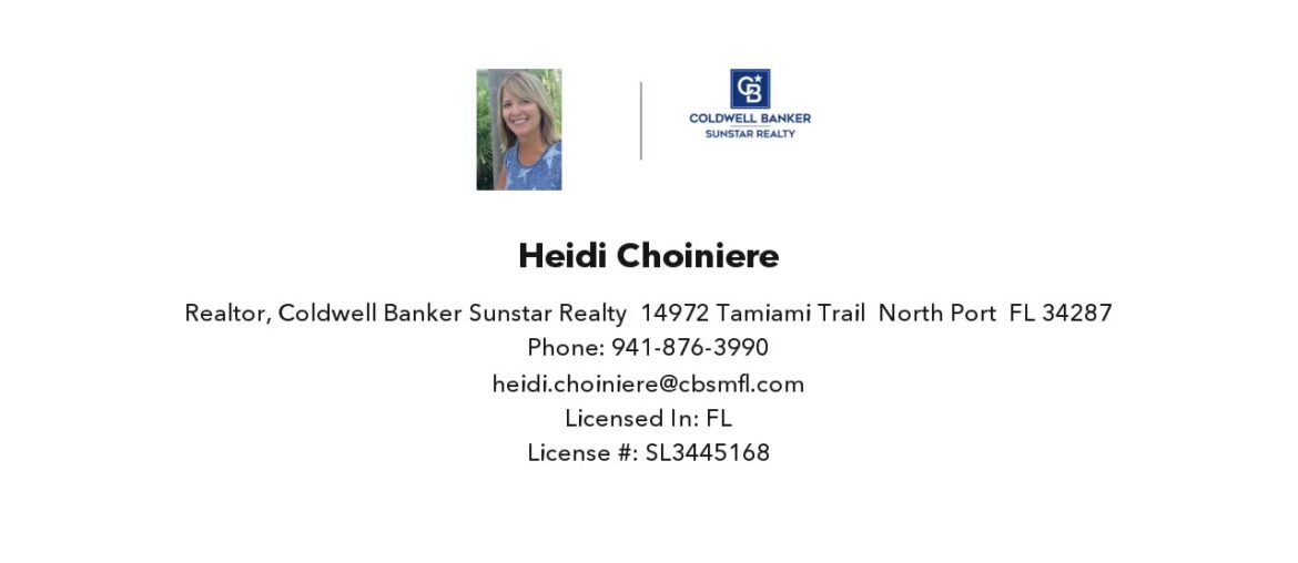 2840 Athena Terrace, North Port, FL Presented by Heidi Choiniere.