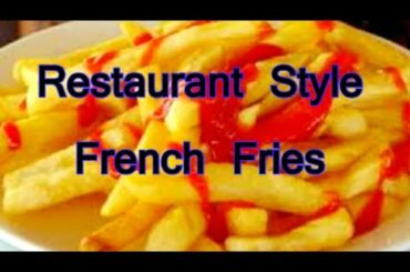 Restaurant Style French Fries Recipe in Tamil | Potato Fries Recipe in Tamil