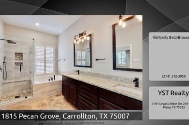 1815 Pecan Grove, Carrollton, TX 75007