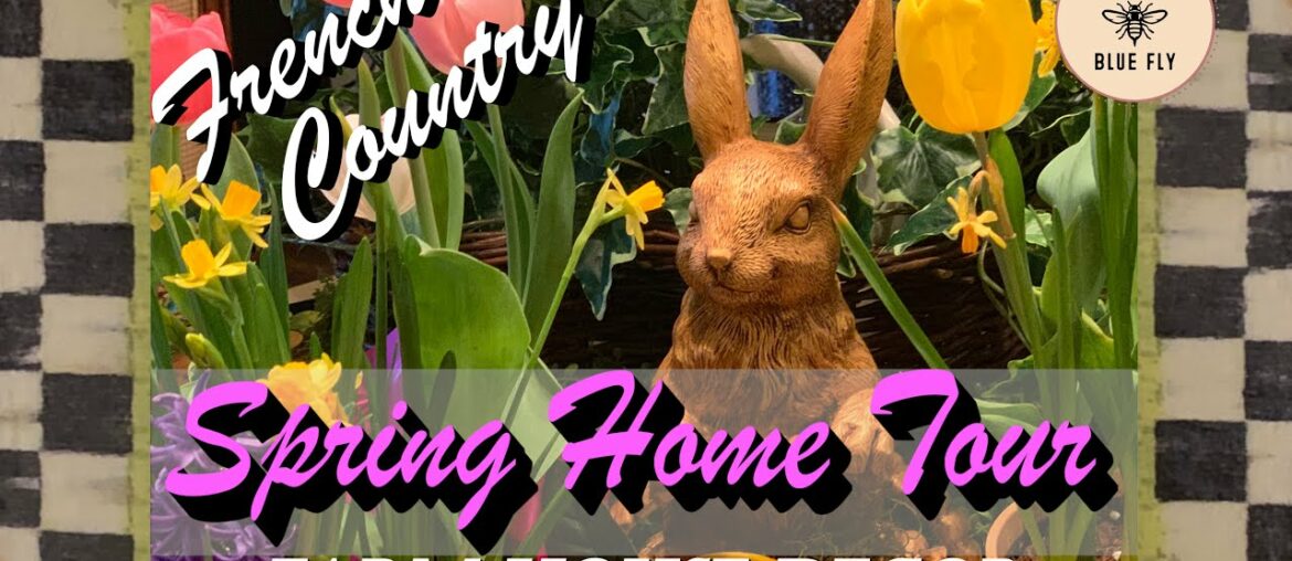 2020 Spring Home Tour | Nature Inspired French Country Farmhouse Decor Ideas | #StayatHome #WithMe
