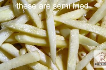 French Fries Recipe/Crispy fries Recipe/Market style French fries recipe/2 ingredient snacks