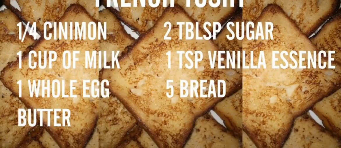 How to Make French Toast 😋 | Classic Quick and Easy Recipe | By Create Easy Lifestyle & Food |
