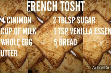 How to Make French Toast 😋 | Classic Quick and Easy Recipe | By Create Easy Lifestyle & Food |
