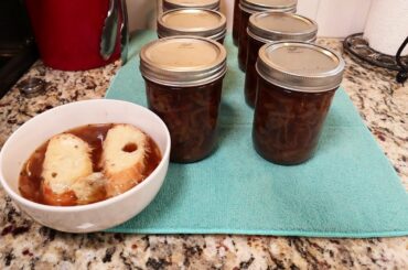 Home Canned French Onion Soup ~ Pressure Canning ~ Homemade French Onion Soup