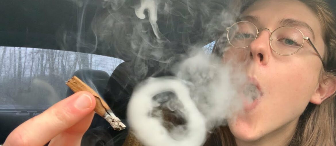 how to blow o's + french & ghost inhale! blunt hotbox