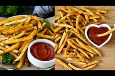 Crispy French fries - during quarantine time, easy snack recipe