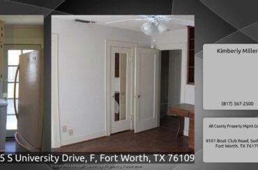 2625 S University Drive, F, Fort Worth, TX 76109
