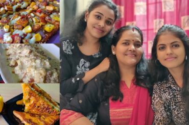 Cooking vlogs in Tamil | Bread recipes | shahi tukda recipe | veg french toast | bread pizza