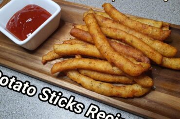 POTATO STICKS RECIPE | Crispier And Tastier Than French Fries