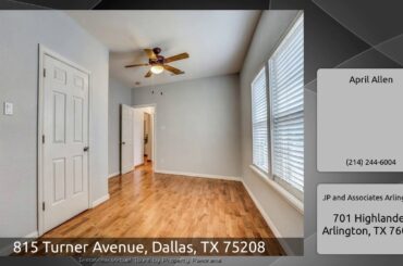 815 Turner Avenue, Dallas, TX 75208