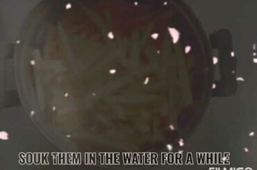 Easy and tasty french fries 😋/ lockdown recipe/ stay home stay safe