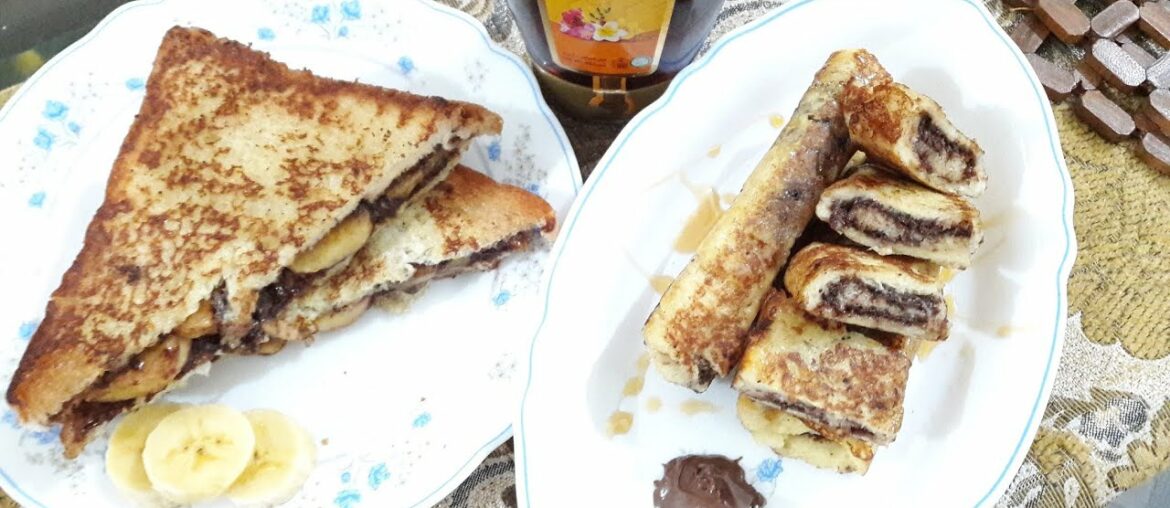 French Toast Nutella Recipe || Quick Breakfast Recipe || Healthy For Kids