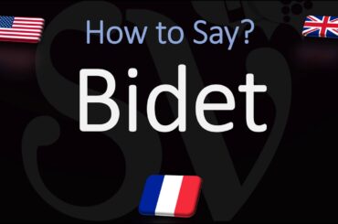 How to Pronounce Bidet? (CORRECTLY) English & French Pronunciation